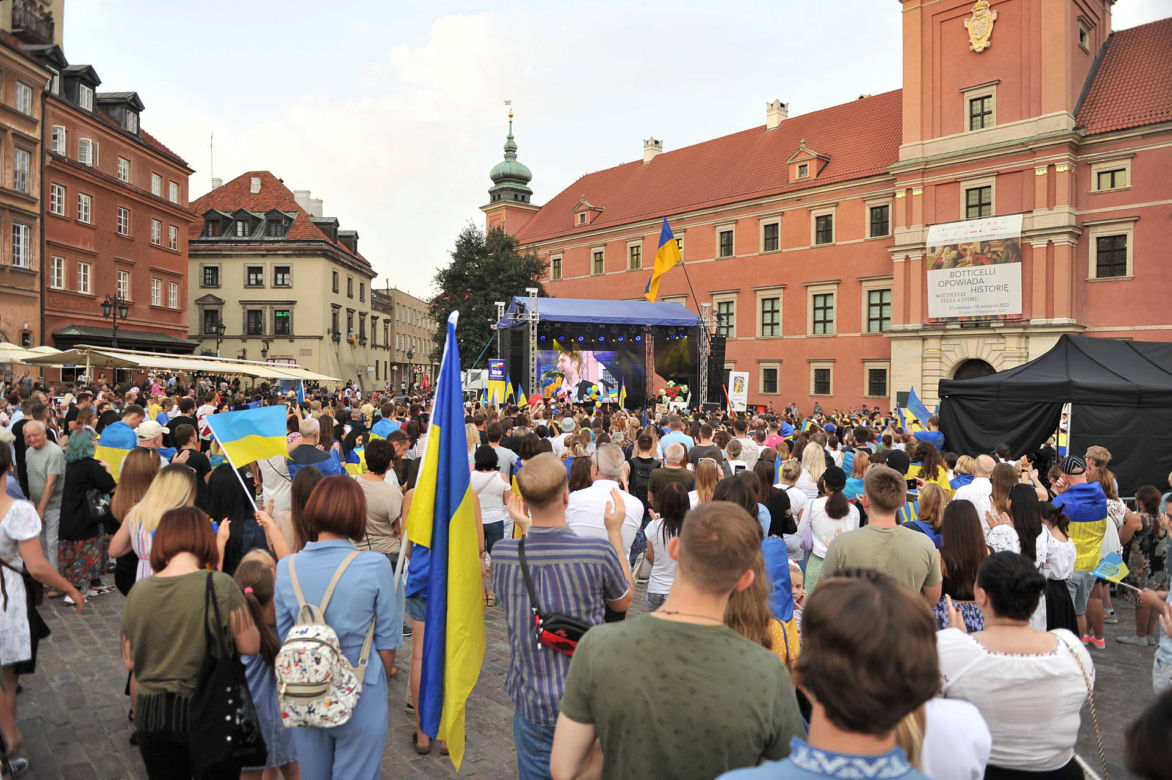 Warszawa Świętuje Dzień Niepodległości Ukrainy. Trzaskowski: „Zawsze będziemy z wami"