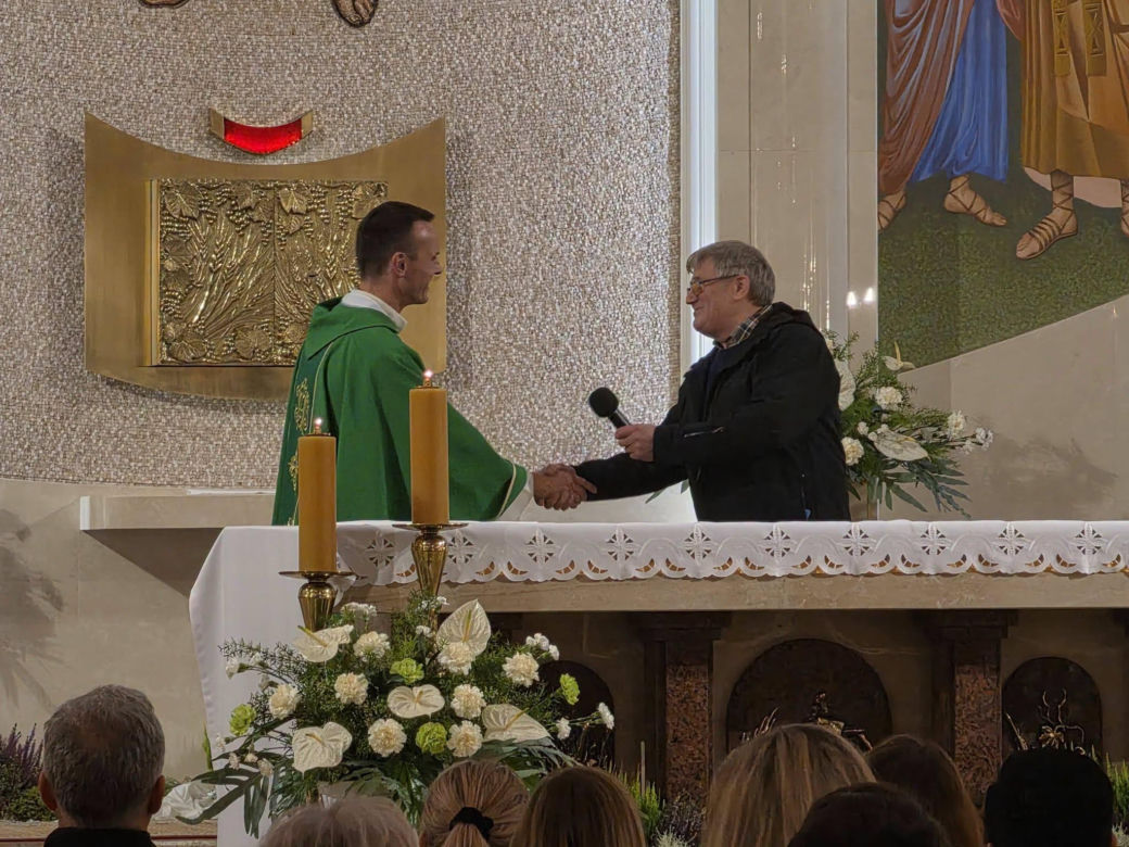 Pożegnanie księdza