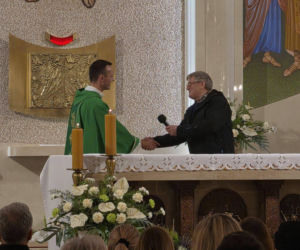 Pożegnanie księdza