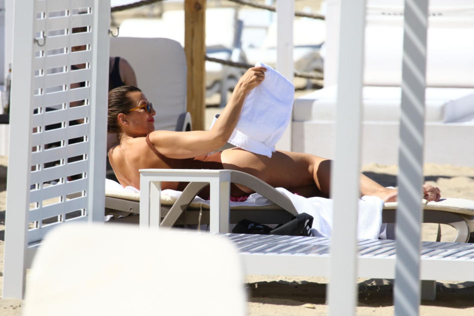 Katarzyna Herman na plaży