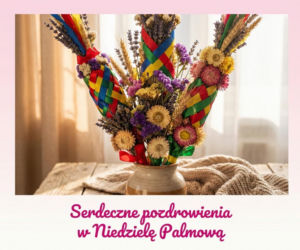Kartka na Niedzielę Palmową