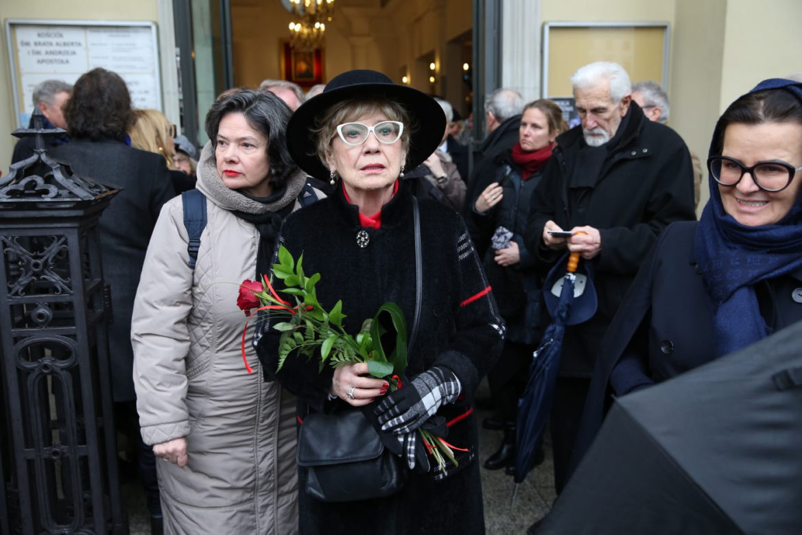 Pogrzeb Jerzego Gruzy. Żegnała go rodzina i przyjaciele.