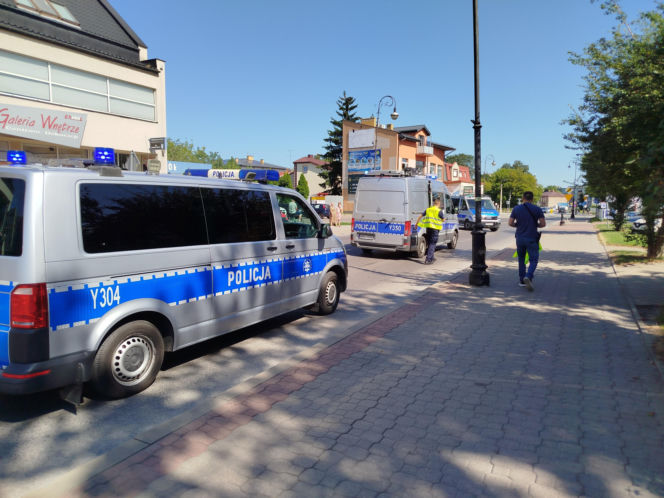 Zderzenie motocyklisty z osobówką na ul. Wojskowej w Siedlcach