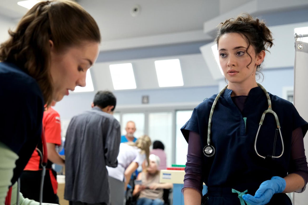 SOR serial TVP. Kasia Zawadzka (Sonia Mietielica), Aleksandra (Patrycja Franczak)