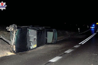 Zabrał auto bez zgody i dachował. Zrobił to po pijaku