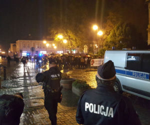 Protest mieszkańców Nowego Sącza