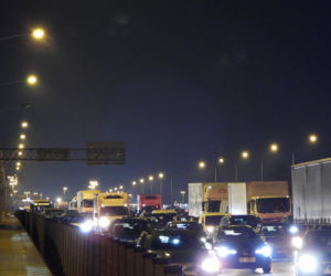 Karambol na moście Grota-Roweckiego