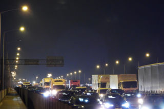 Karambol na moście Grota-Roweckiego