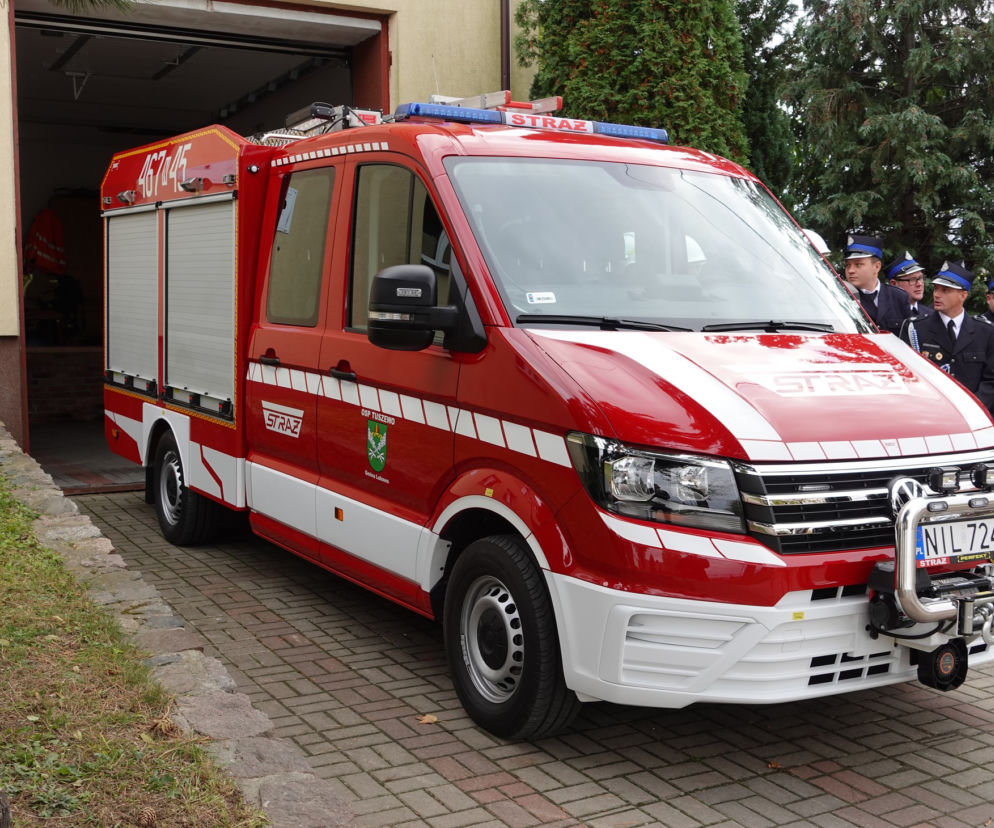 W powiecie iławskim coraz bezpieczniej. Nowy wóz dla OSP Tuszewo
