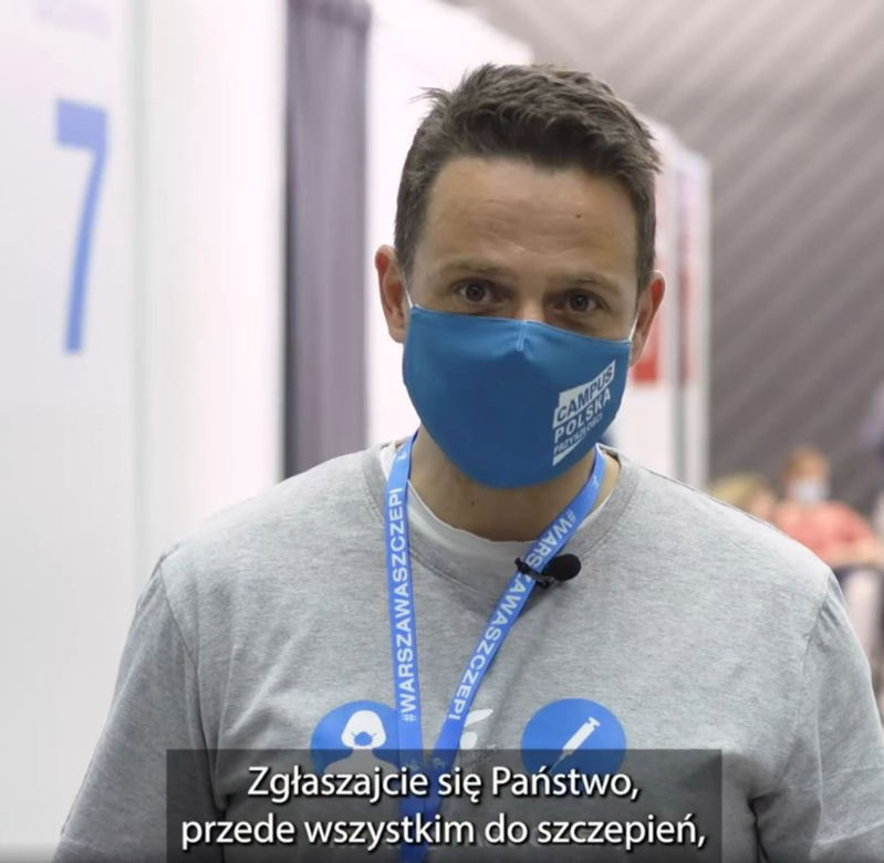 Rafał Trzaskowski: Pomóżcie mi szczepić