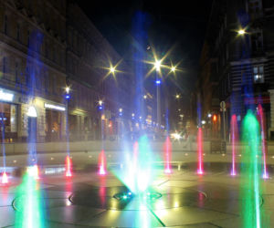 Nowa fontanna na placu Zamenhofa