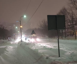 Atak zimy w Białymstoku i województwie podlaskim 09.02.2021 [ZDJĘCIA]