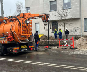 Pożar gazociągu w Szczecinie