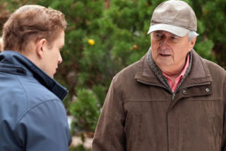 Barwy szczęścia, odcinek 3342. Jaworski (Jacek Kałucki), Hubert (Marek Molak)