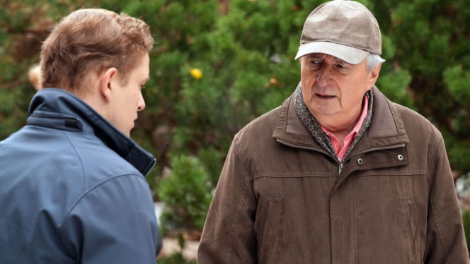 Barwy szczęścia, odcinek 3342. Jaworski (Jacek Kałucki), Hubert (Marek Molak)