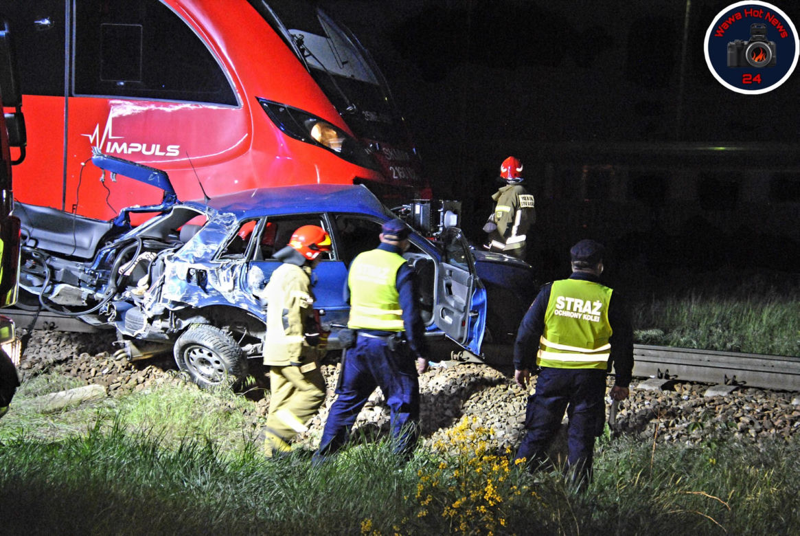 Wypadek na przejeździe Olszynka Grochowska