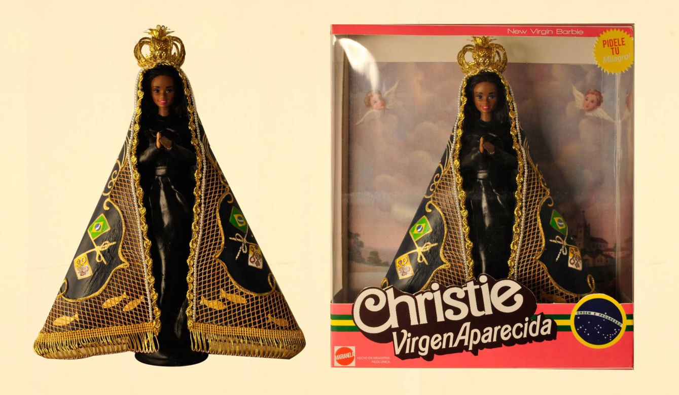 Matka Boska jako Lalka Barbie, Jezus na krzyżu jako Ken