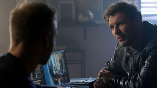 M jak miłość odc. 1897. Marcin (Mikołaj Roznerski), Andrzej Budzyński (Krystian Wieczorek)