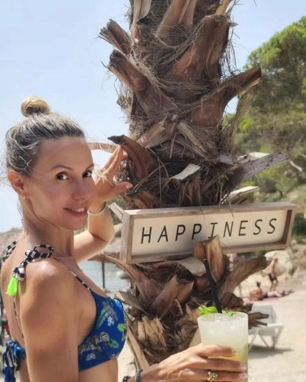 Małgorzata Opczowska na wakacjach