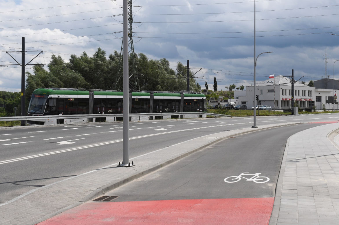 Tramwaje na alei Adamowicza [ZDJĘCIA]