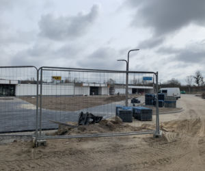 Budowa schroniska przy ul. Kobylepole w Poznaniu (kwiecień 2021)
