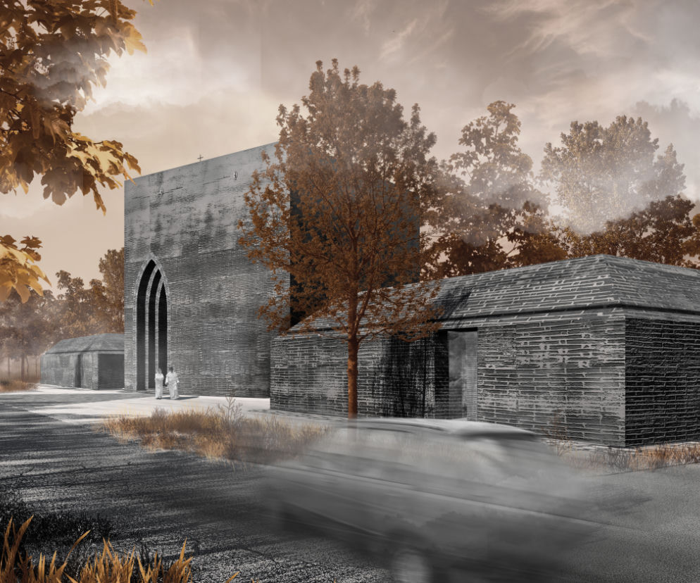 Architektura sakralna - projekt kaplicy św. Wojciecha w Fiszewie 