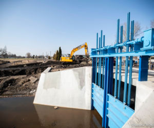 Postęp prac nad zalewem na Borkach