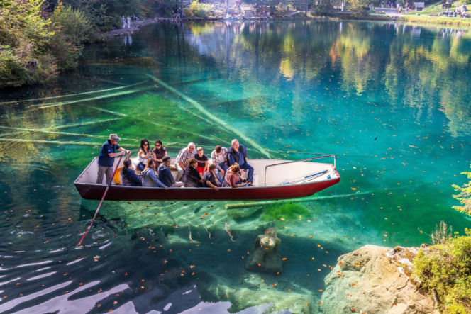 Blausee Jezioro w Szwajcarii
