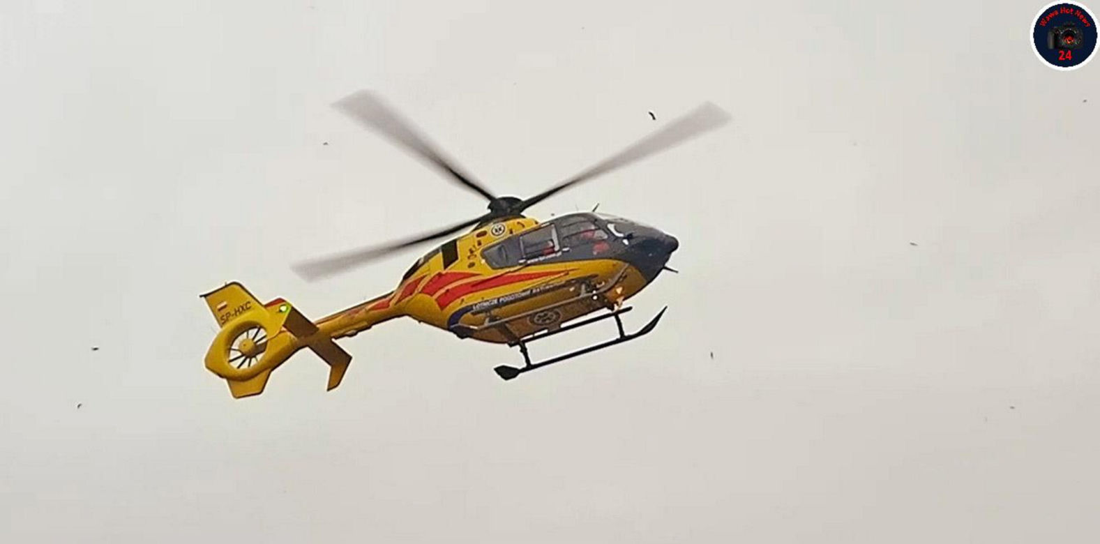 Tragedia pod Piasecznem. Rowerzysta leżał w przydrożnym rowie. Na pomoc było już za późno