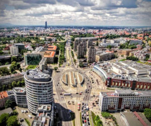 Wrocław widziany z lotu ptaka w obiektywie kamery bezzałogowych statków powietrznych
