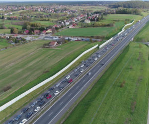 Korek-gigant na autostradzie A4 w Małopolsce