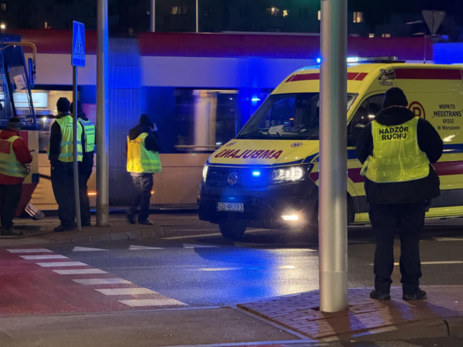 Potrącenie przez tramwaj 17-latki Białołęka