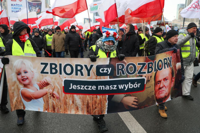 Protest rolników w Warszawie (9.01.2026)