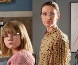 BrzydUla 2 odc. 214. Ula (Julia Kamińska), Julka (Marysia Włodkowska)