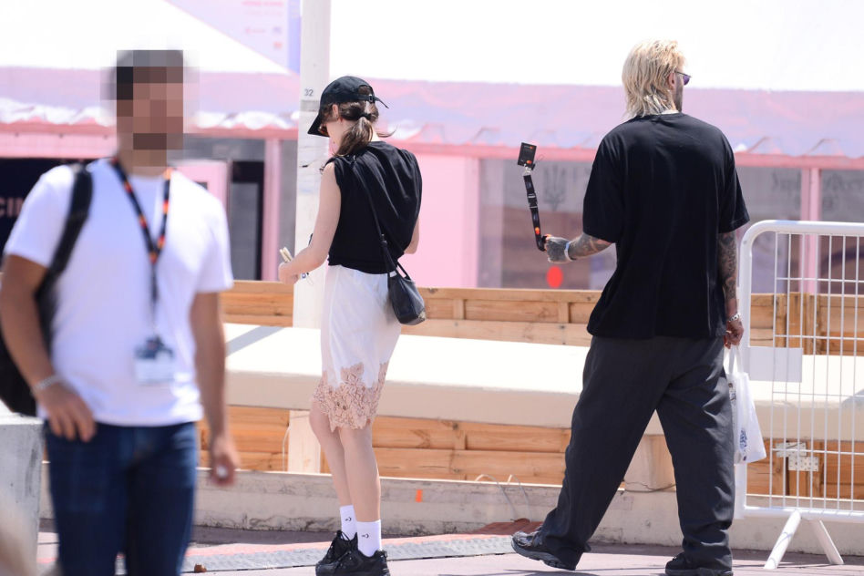 Martyna Byczkowska i Quebonafide w Cannes