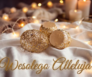 Kartka wielkanocna z życzeniami