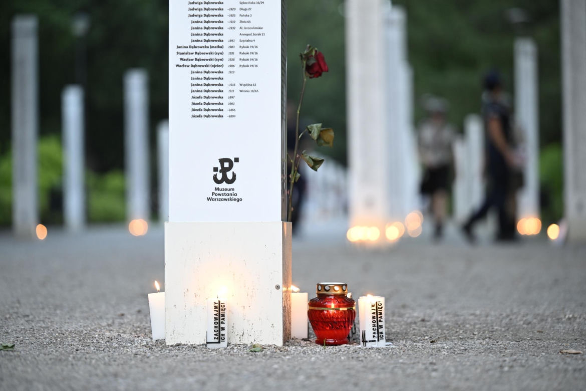 Uroczystości ku czci ofiar Rzezi Woli na Cmentarzu Powstańców Warszawy