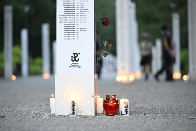 Uroczystości ku czci ofiar Rzezi Woli na Cmentarzu Powstańców Warszawy