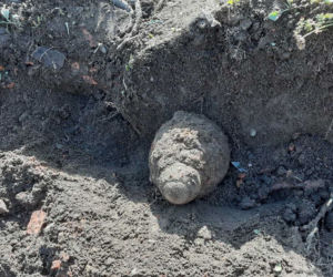 Potężny NIEWYBUCH znaleziony w Ilkowicach! Leżał tuż pod ziemią 