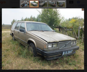 Volvo 740 kombi Janusza Rewińskiego na sprzedaż