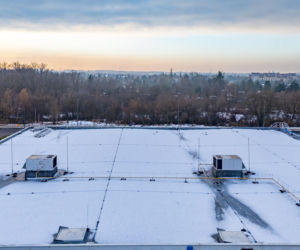 Monitoring i odśnieżanie dachów płaskich