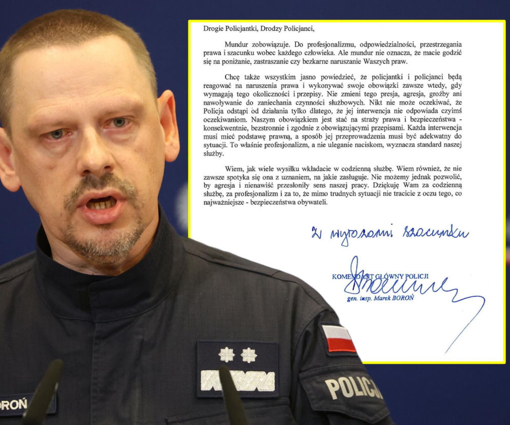 Komendant Główny Policji przerywa milczenie po zamieszkach pod TK. Nie ma mojej zgody