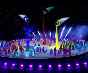 Ceremonia otwarcia IO Mediolan-Cortina d'Ampezzo