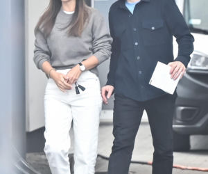 Marcin Mroczek z dziewczyną w cukierni