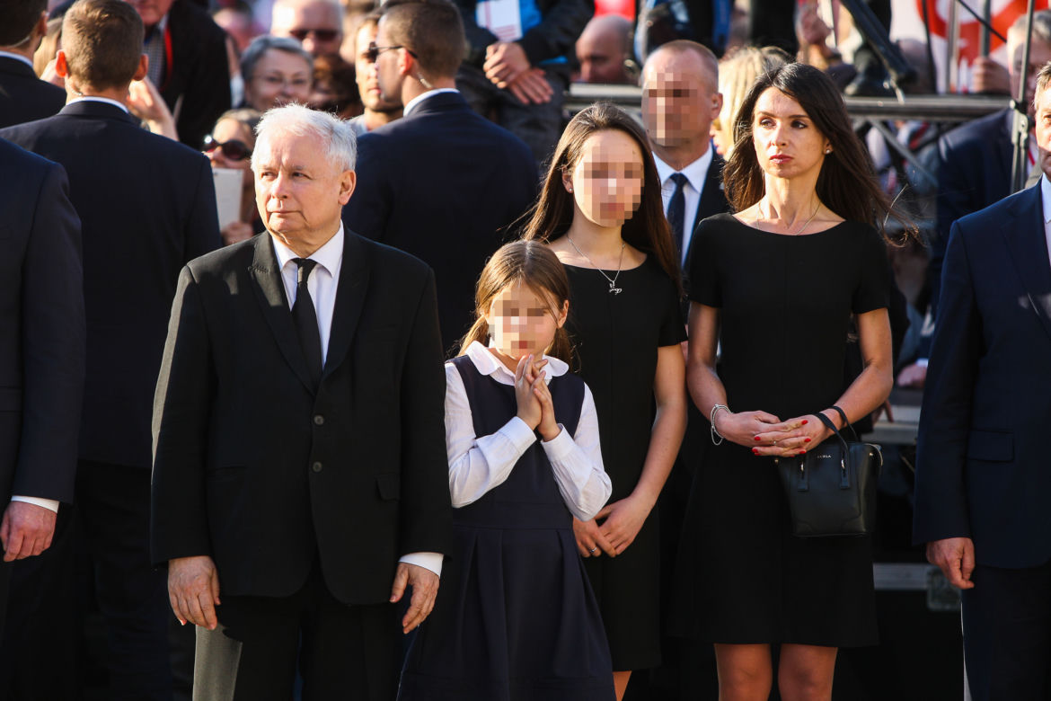 Marta Kaczyńska ze stryjem Jarosławem Kaczyńskim