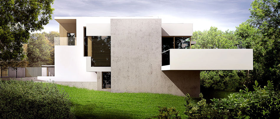Dom kostka BXBstudio Bogusław Barnaś