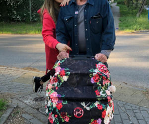 Karol Strasburger złowił rybę, dostał rower
