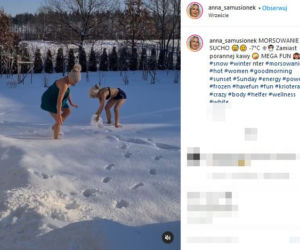 Anna Samusionek morsuje bez majtek!