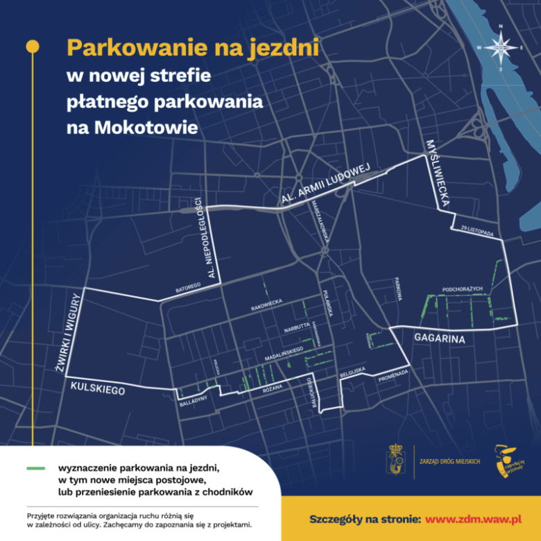 Rozszerzą płatną strefę parkowania na Mokotowie. Będą zmiany w organizacji ruchu