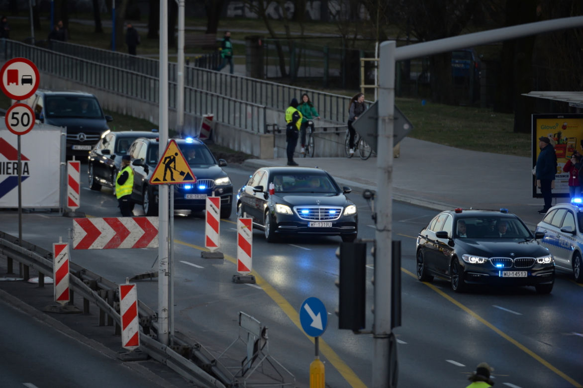 Wizyta prezydenta Joe Bidena w Miasto Stołeczne Warszawa - Plac Zamkowy